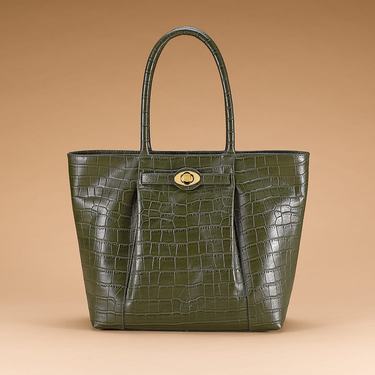 Sac en Cuir Olive Prête Pour le Raffinement