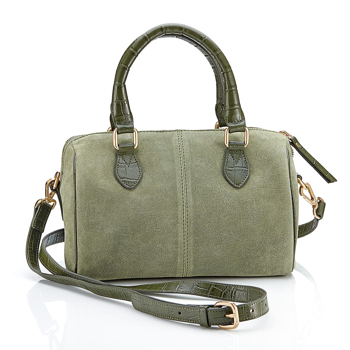 Sac en Daim Olive Fais-moi Craquer