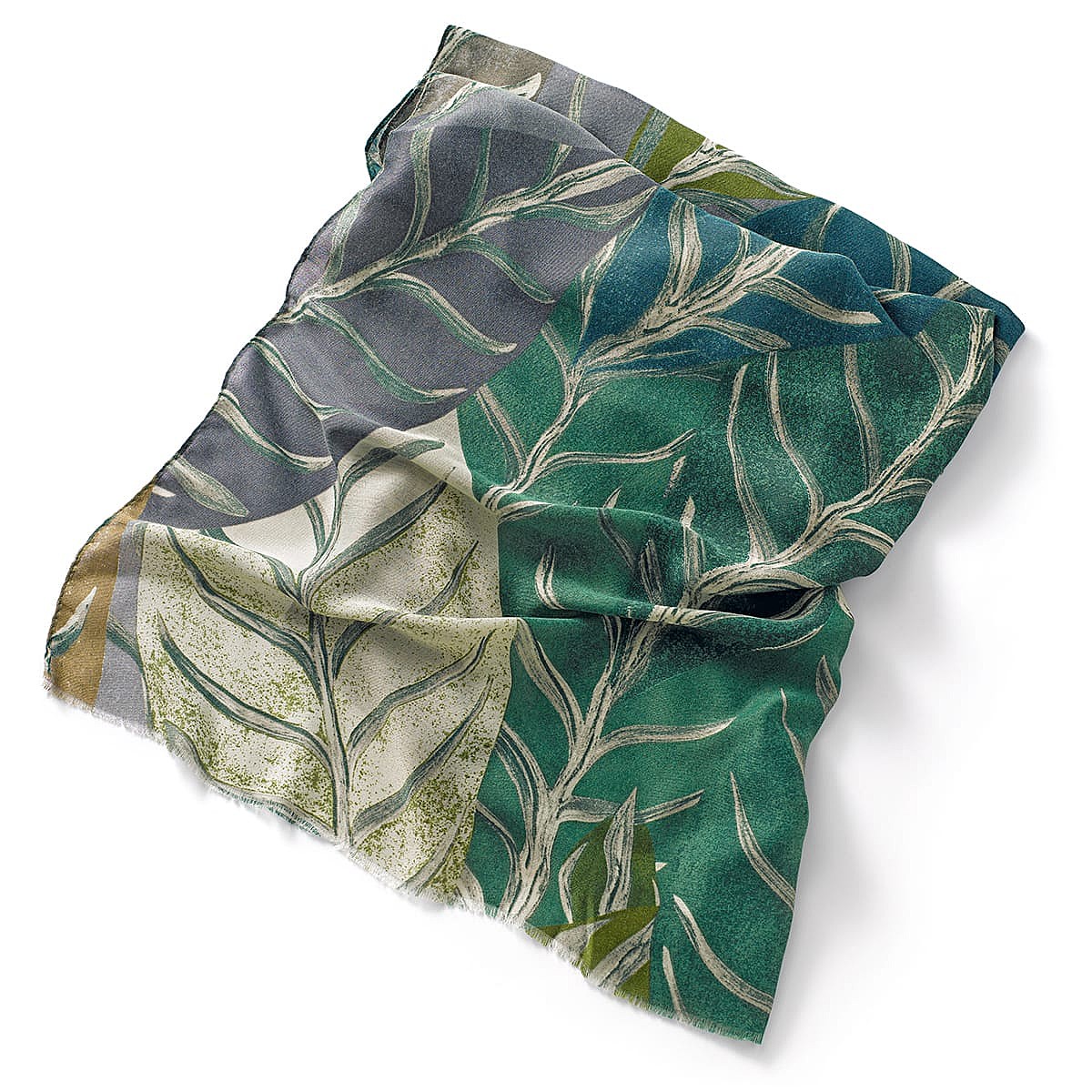 Écharpe Feuilles d’Abondance