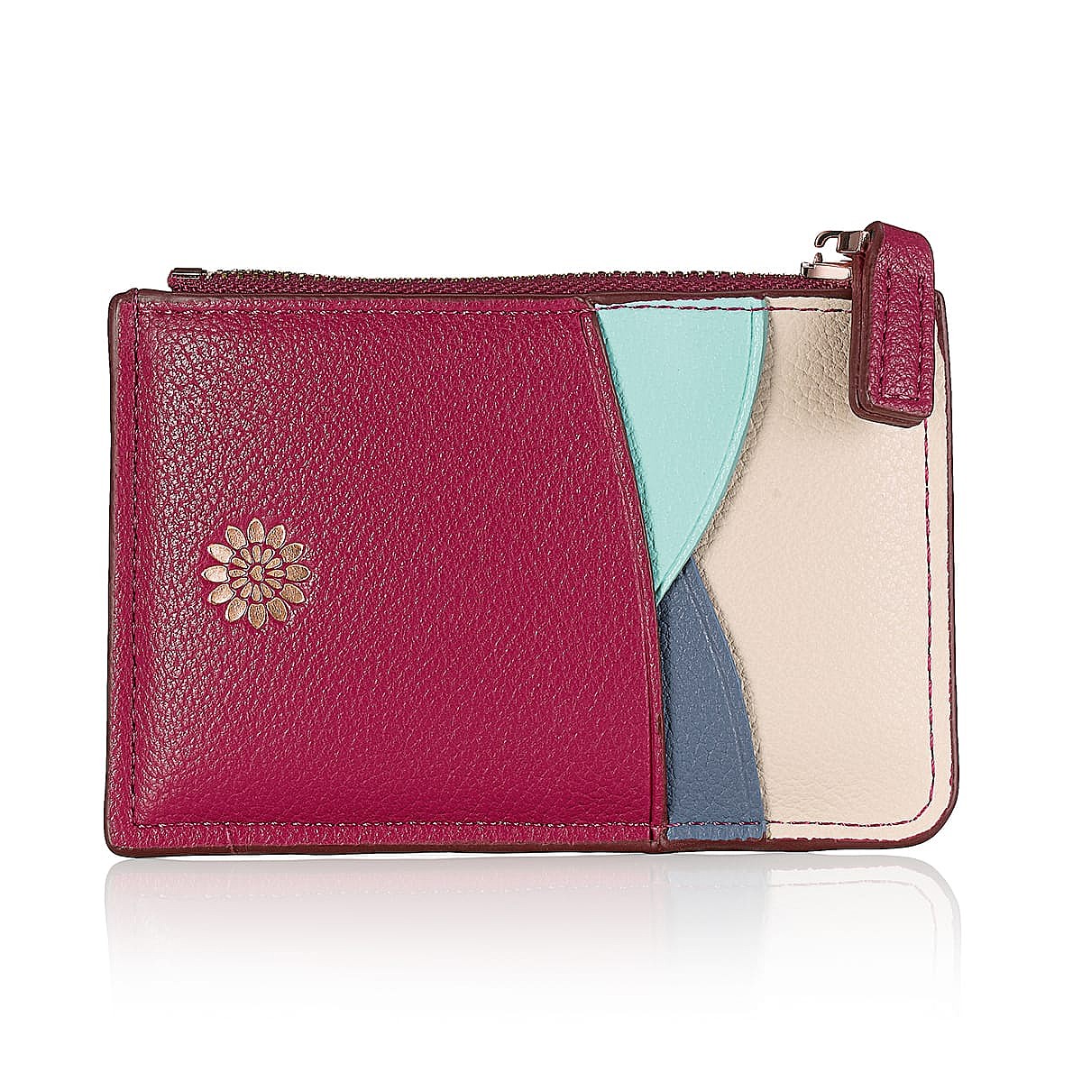 Porte-cartes en Similicuir Framboise Mûre