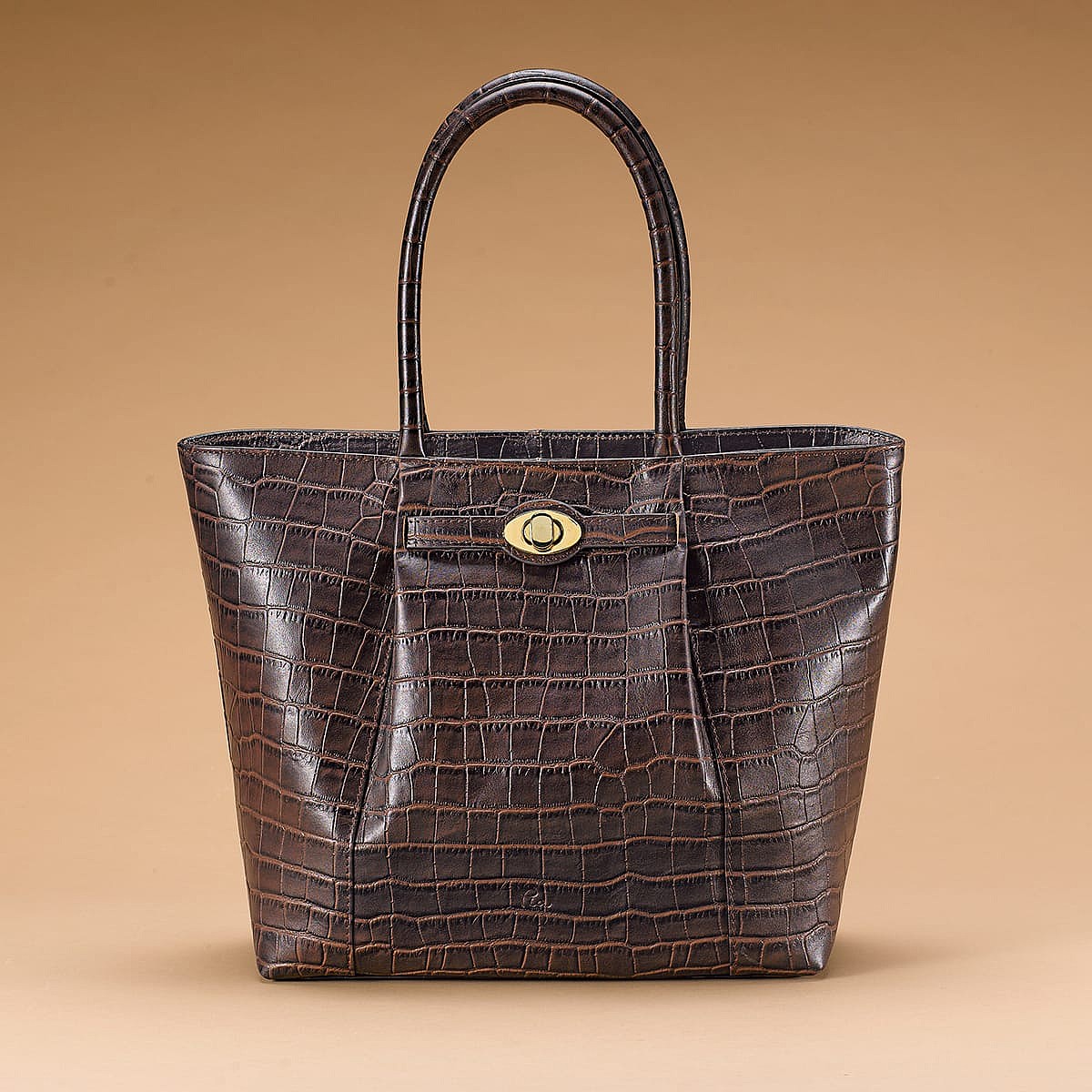 Sac en Cuir Marron Prête Pour le Raffinement