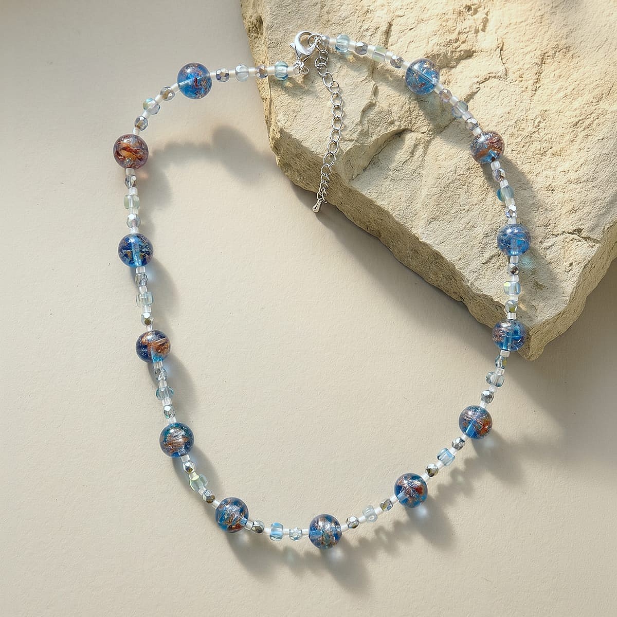 Collier Verre de Murano Lumière Cosmique