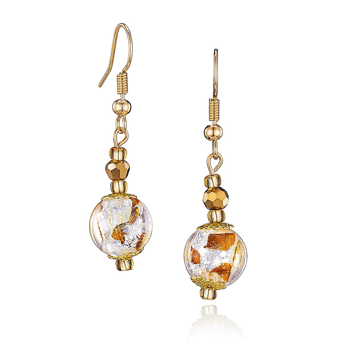 Boucles d'oreilles Verre de Murano Éveil Spirituel