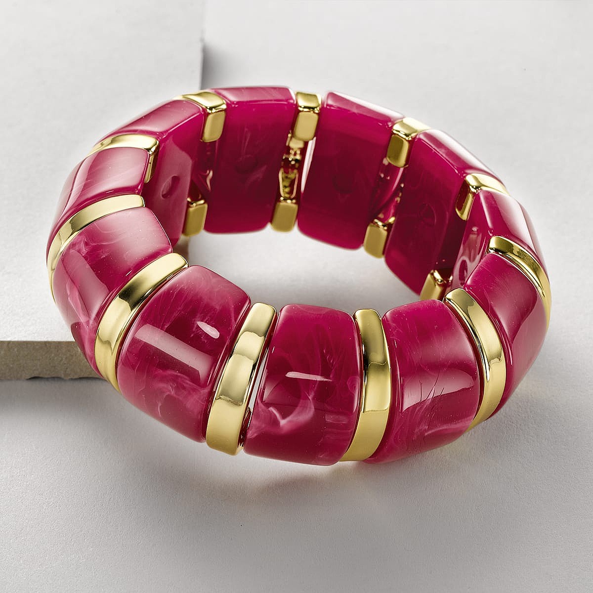 Bracelet Fuchsia Jouez Avec les Couleurs
