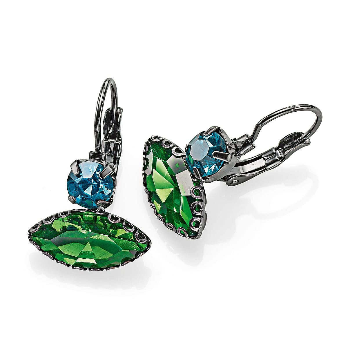 Boucles d'oreilles en Cristal Prunelle de Mes Yeux