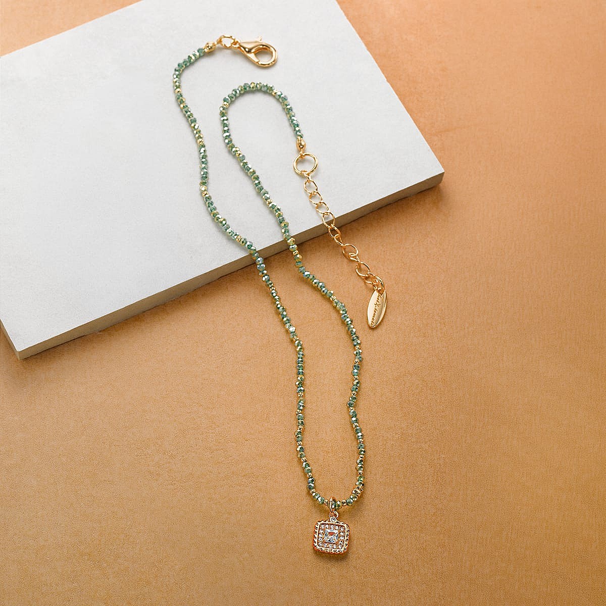 Pendentif Vert Contes Précieux