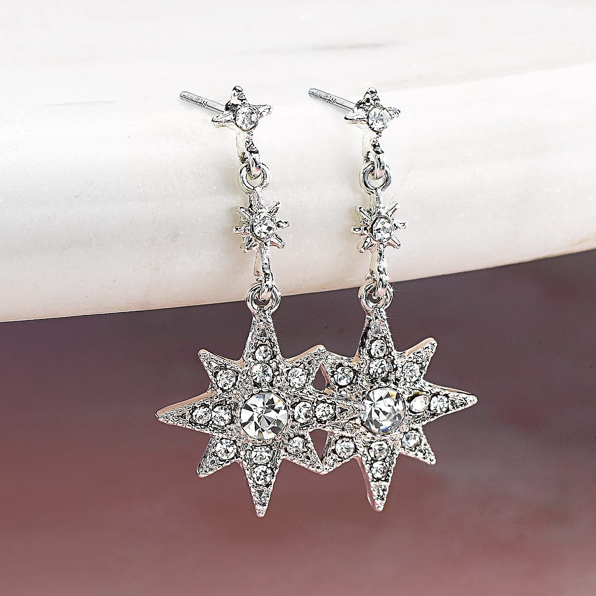Boucles d'oreilles Étoile Montante