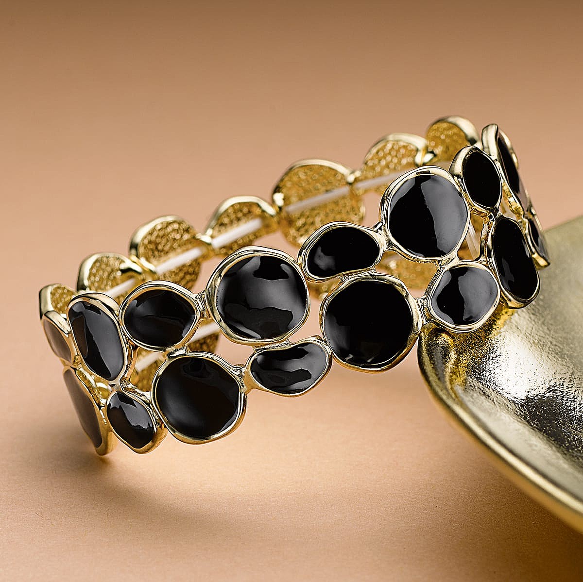 Bracelet Noir Chemin de Galets
