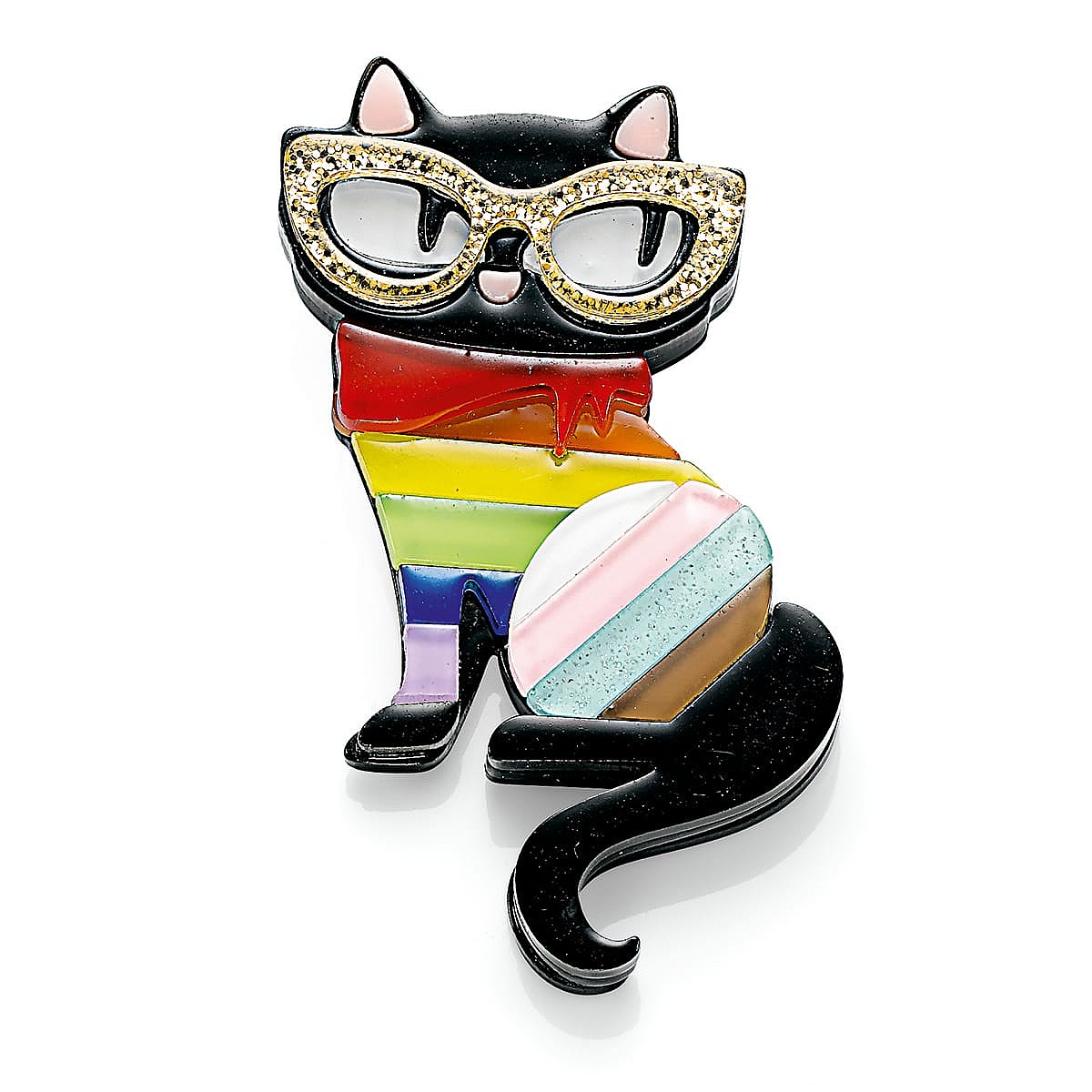 Broche Chat Vraie Couleur