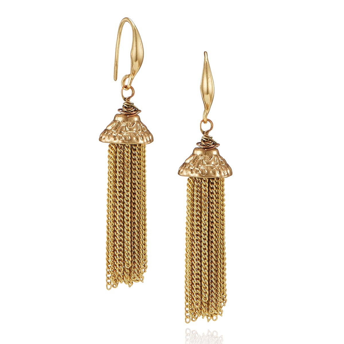 Boucles d'oreilles Pompon Doré