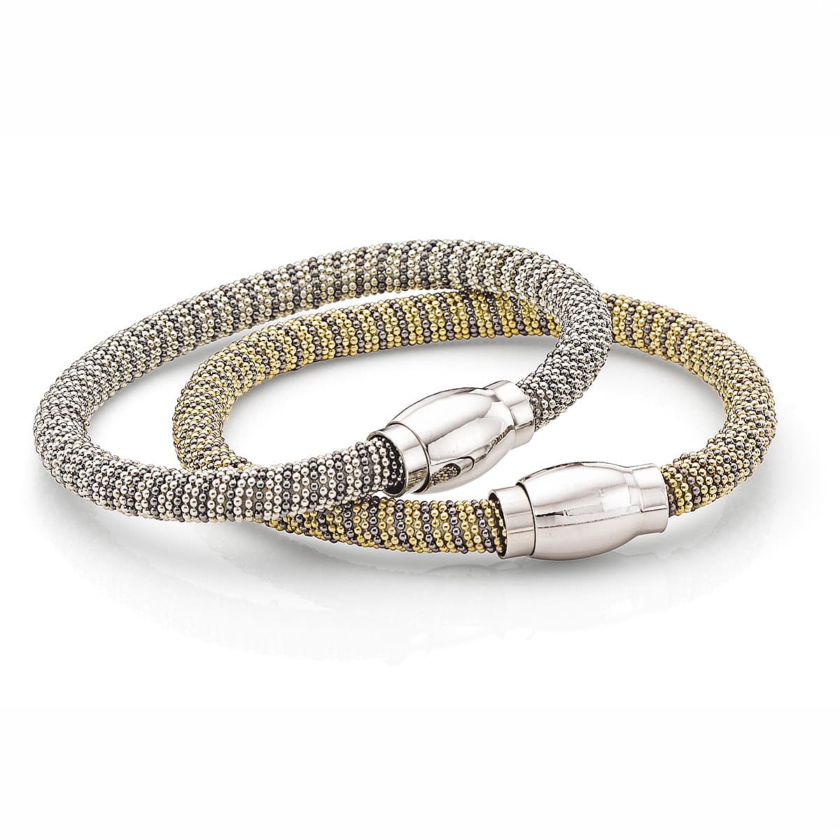Ensemble de Bracelets Enlacée Pour Toujours