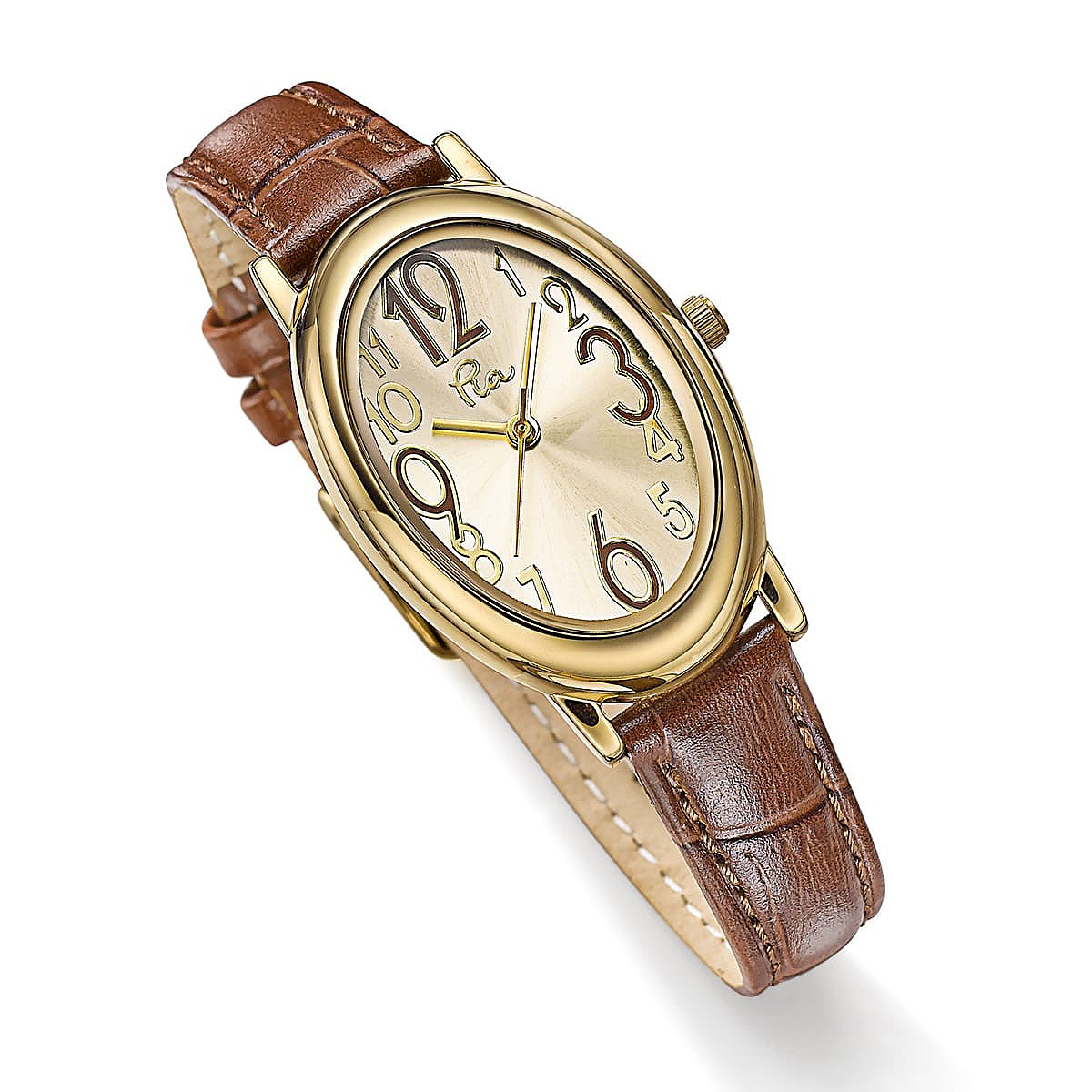 Montre Croco Marron L’avenir le Dira