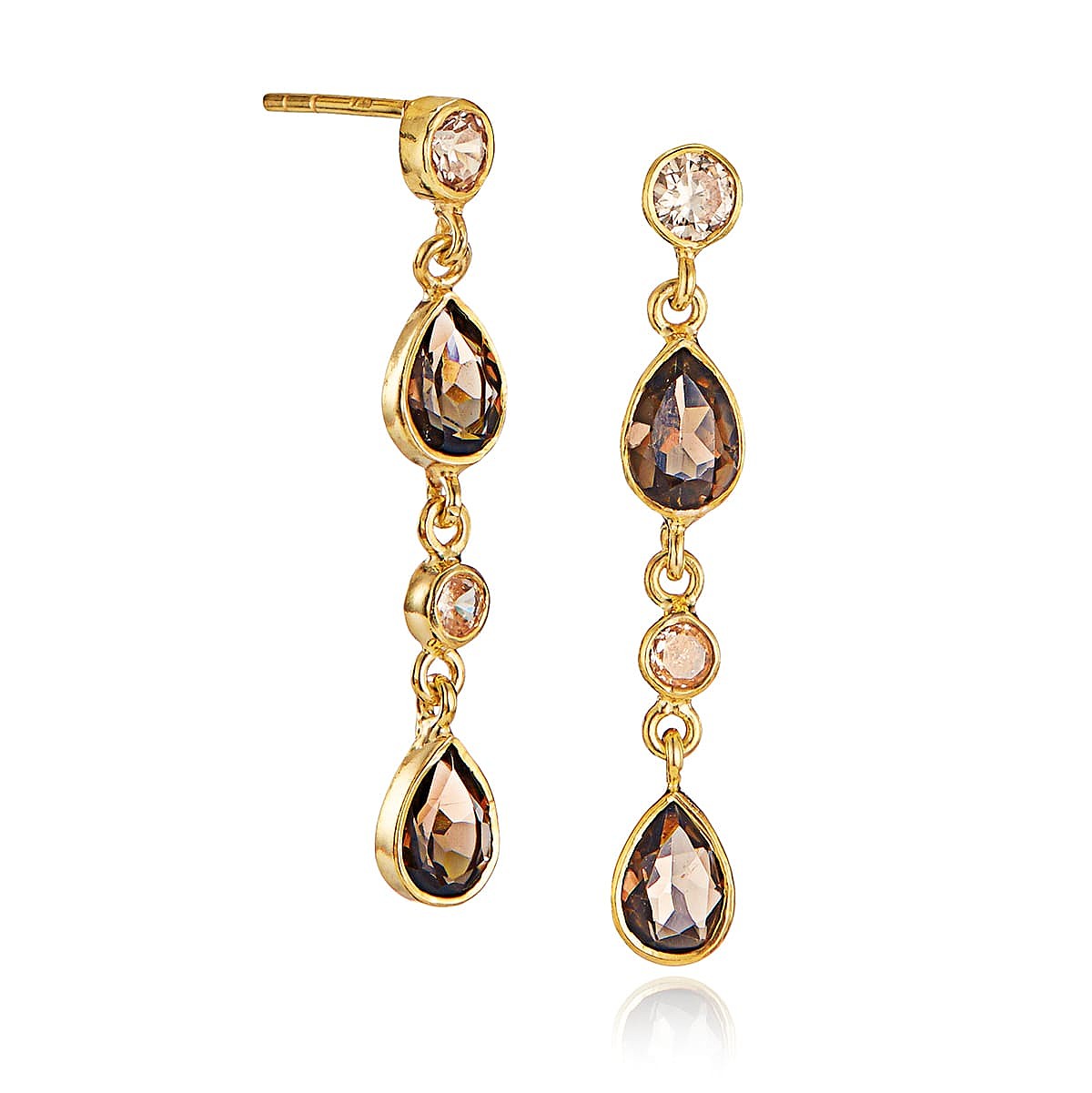  Boucles d'oreilles Pierres Précieuses Heure de Gloire