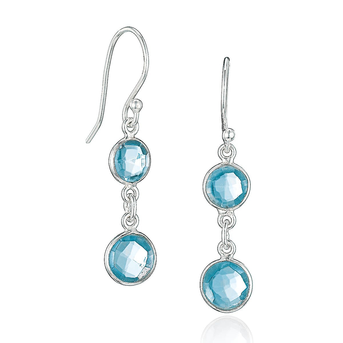 Boucles d'oreilles Dame en Bleu