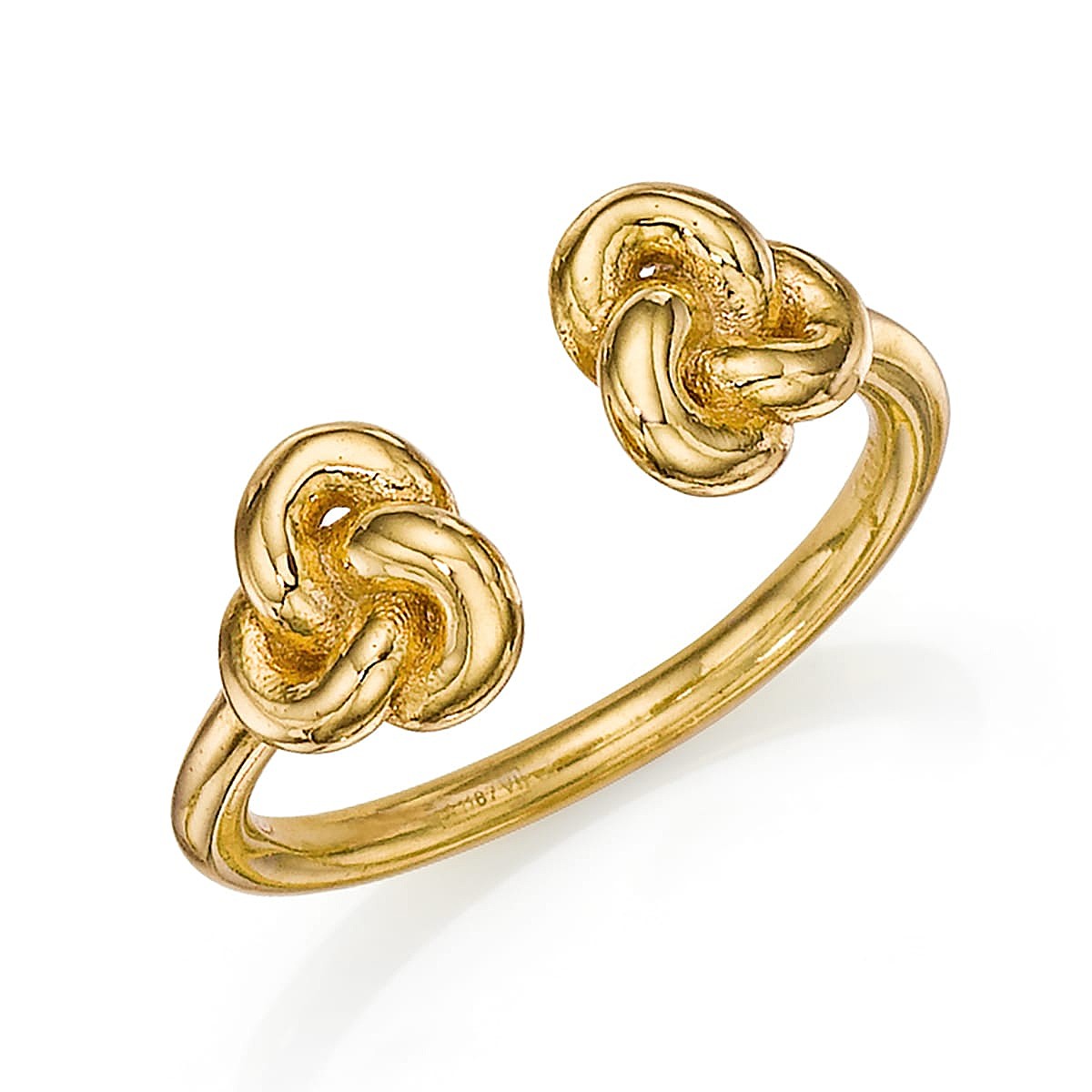 Bague Plaquée Or Uni par la Beauté