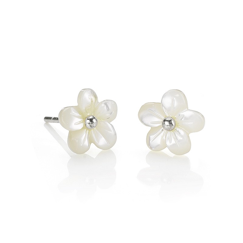 Puces Fleur en Nacre
