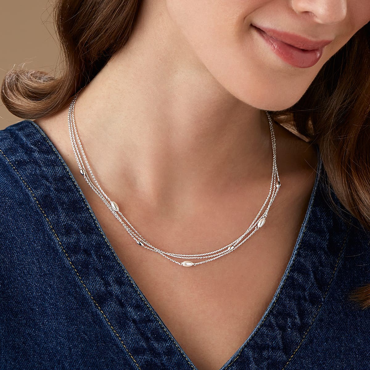 Collier en Argent Couche d’Élégance