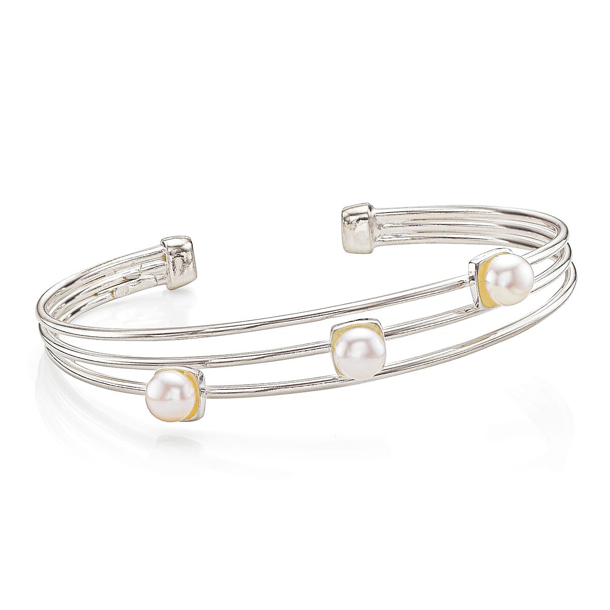 Jonc en Argent et Perles En Ligne