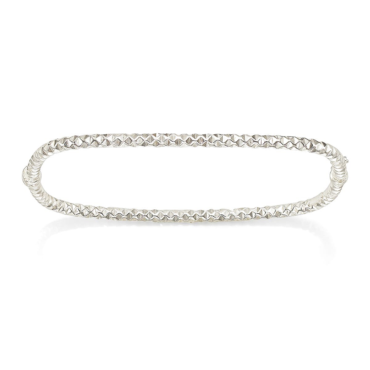 Bracelet Rigide en Argent Meilleur Angle