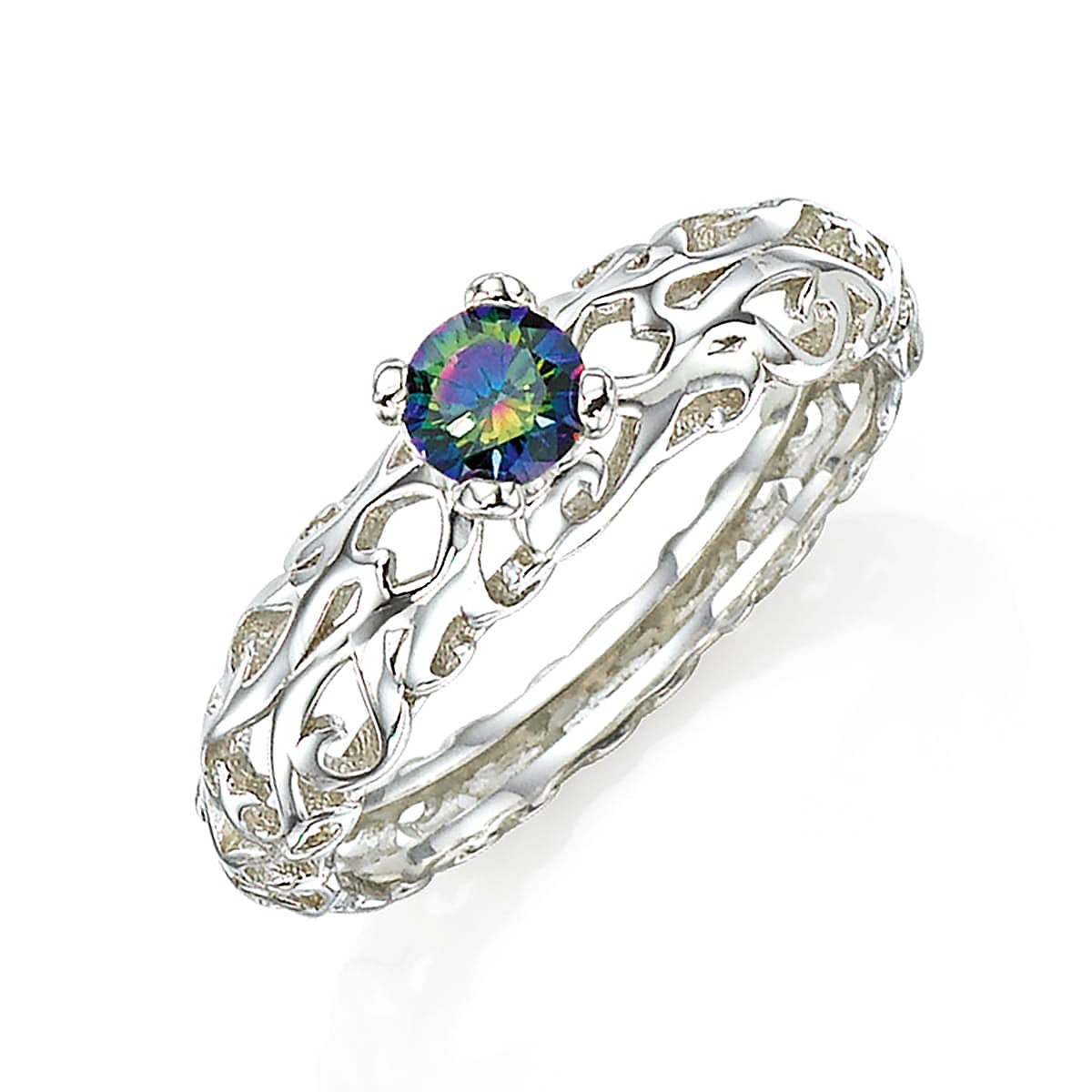 Bague en Argent Mêlée de Mystère