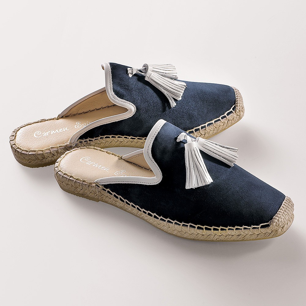 Espadrilles en Daim Rêve de Ciel Bleu