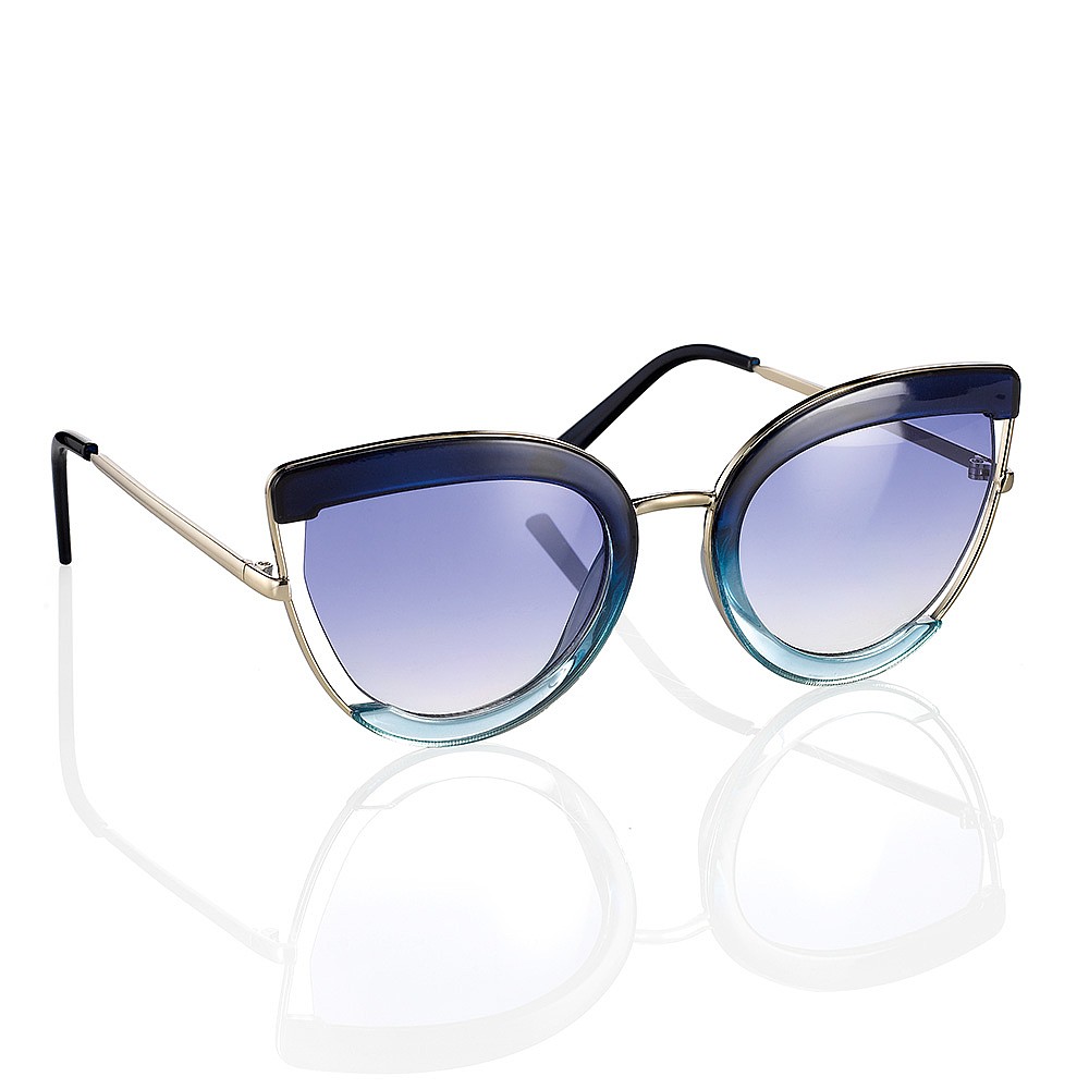Lunettes de Soleil Papillon Bleu Véritable