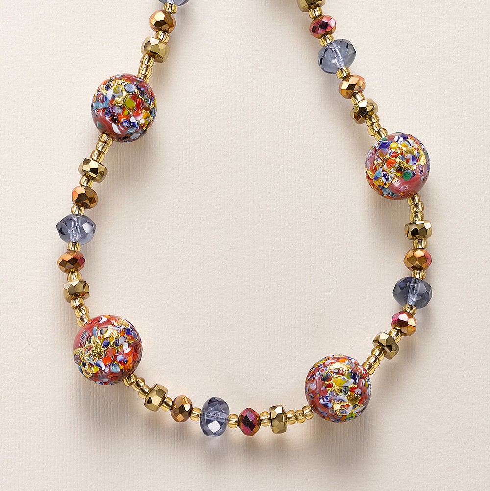 Collier Murano Bal masqué