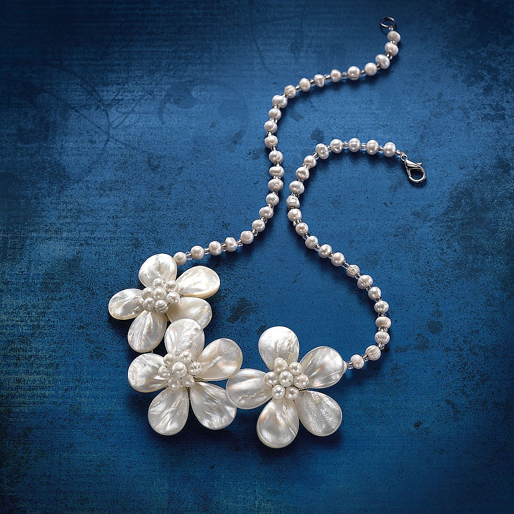 Collier de Perles Séduction par les Fleurs