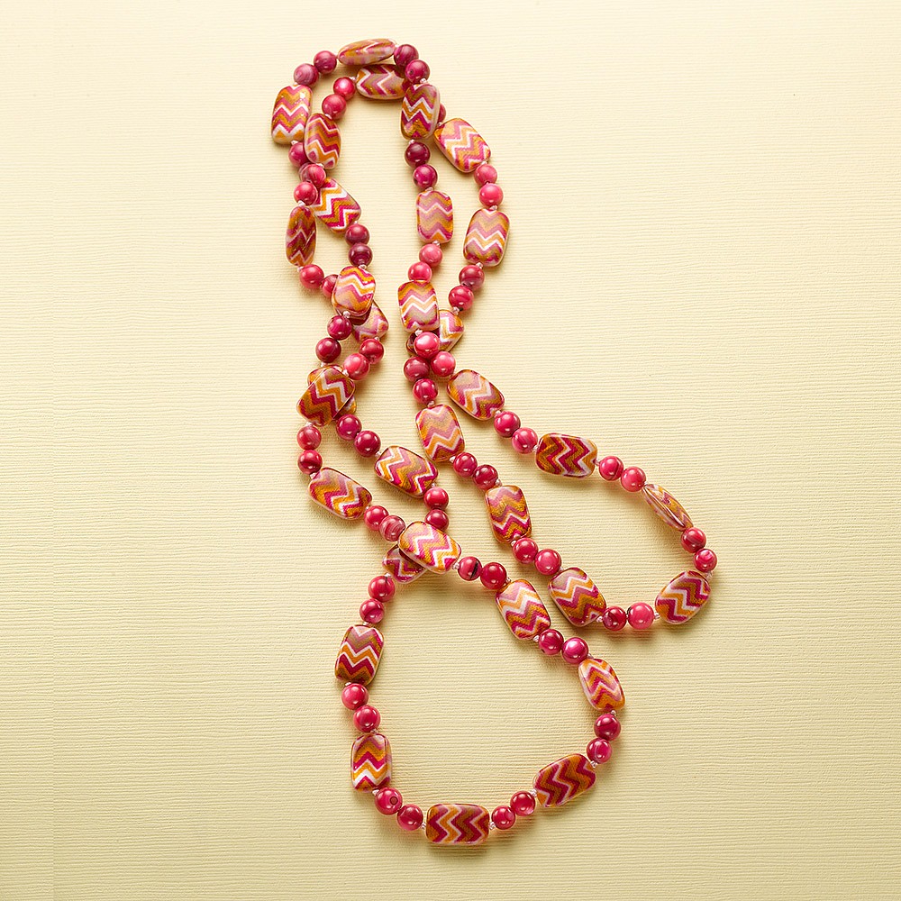 Collier en Nacre Fièvre de la Fête 