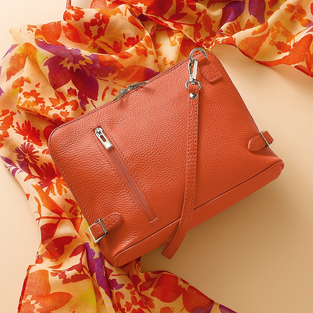 Sac en Cuir Esprit Mandarine