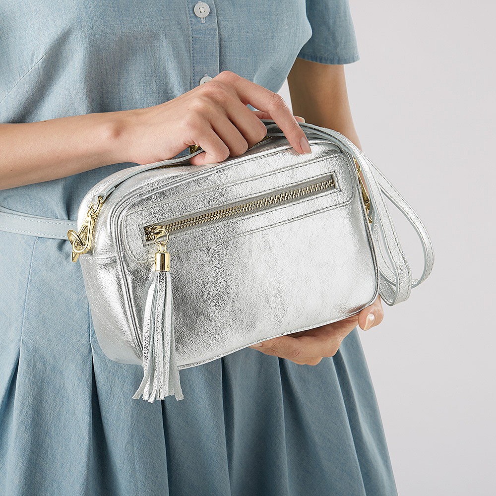 Sac Bandoulière en Cuir Cité d’Argent 
