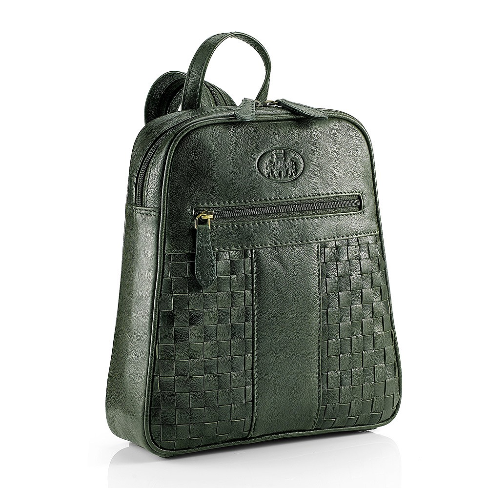 Sac à Dos en Cuir Pour le Bien du Vert