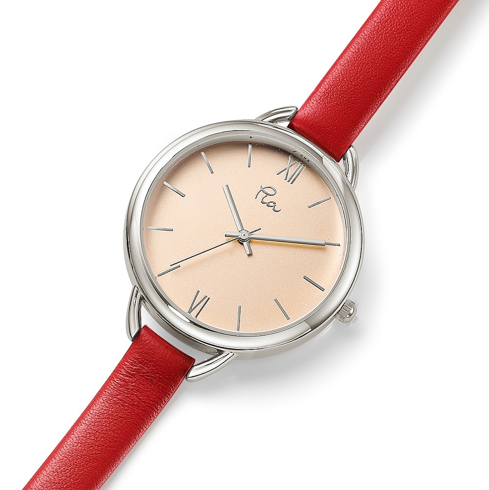 Montre en Cuir Tout Rond