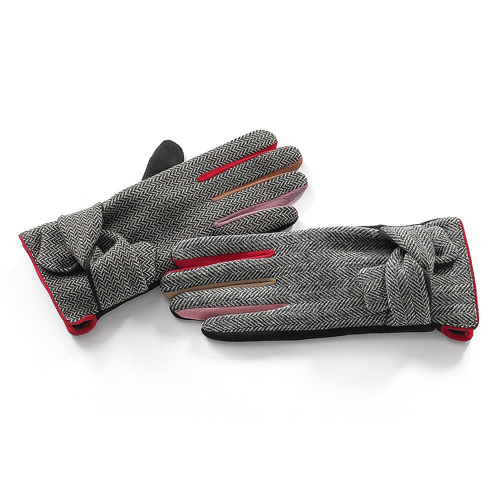 Gants à Chevrons Élégance des Quartiers Chics