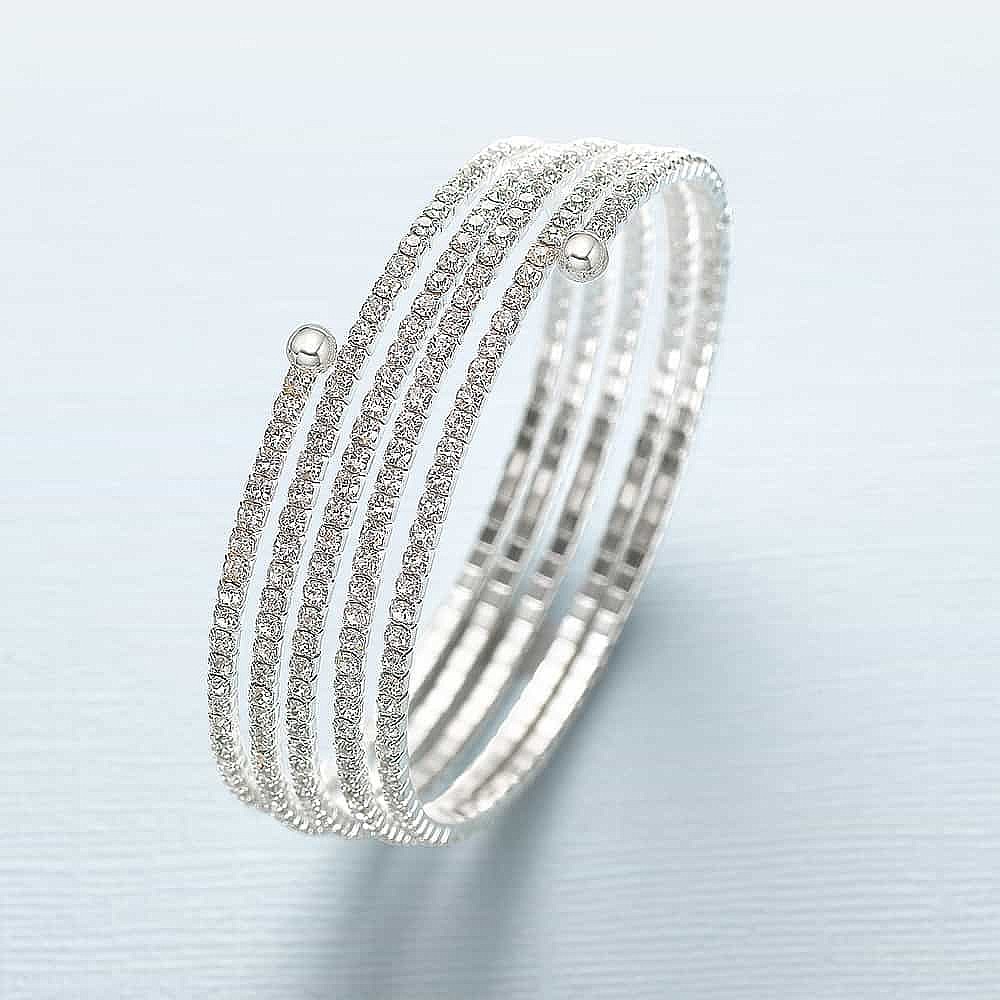 Bracelet en Cristal à Spirales