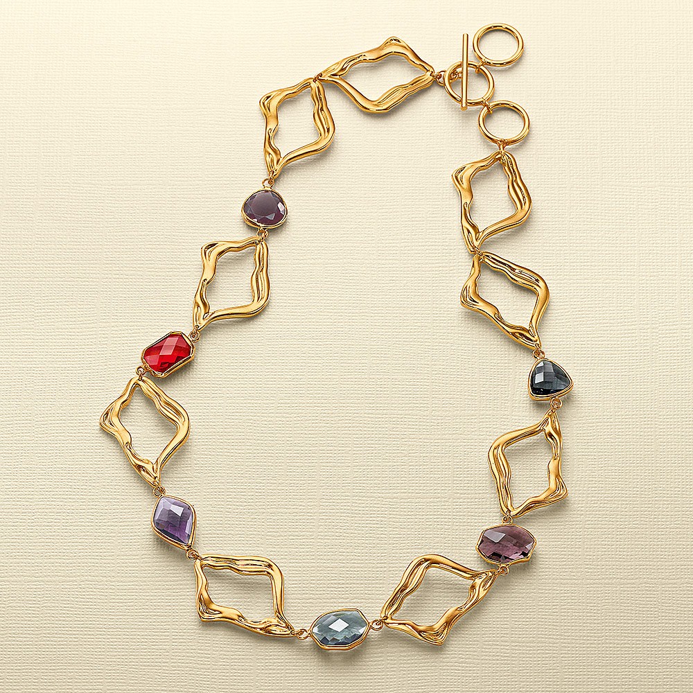Collier en Cristal Sur le Qui-Vive