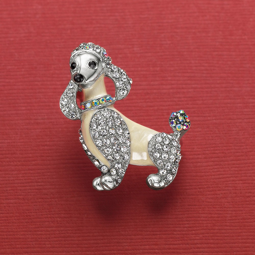 Broche Caniche Noble Pédigré