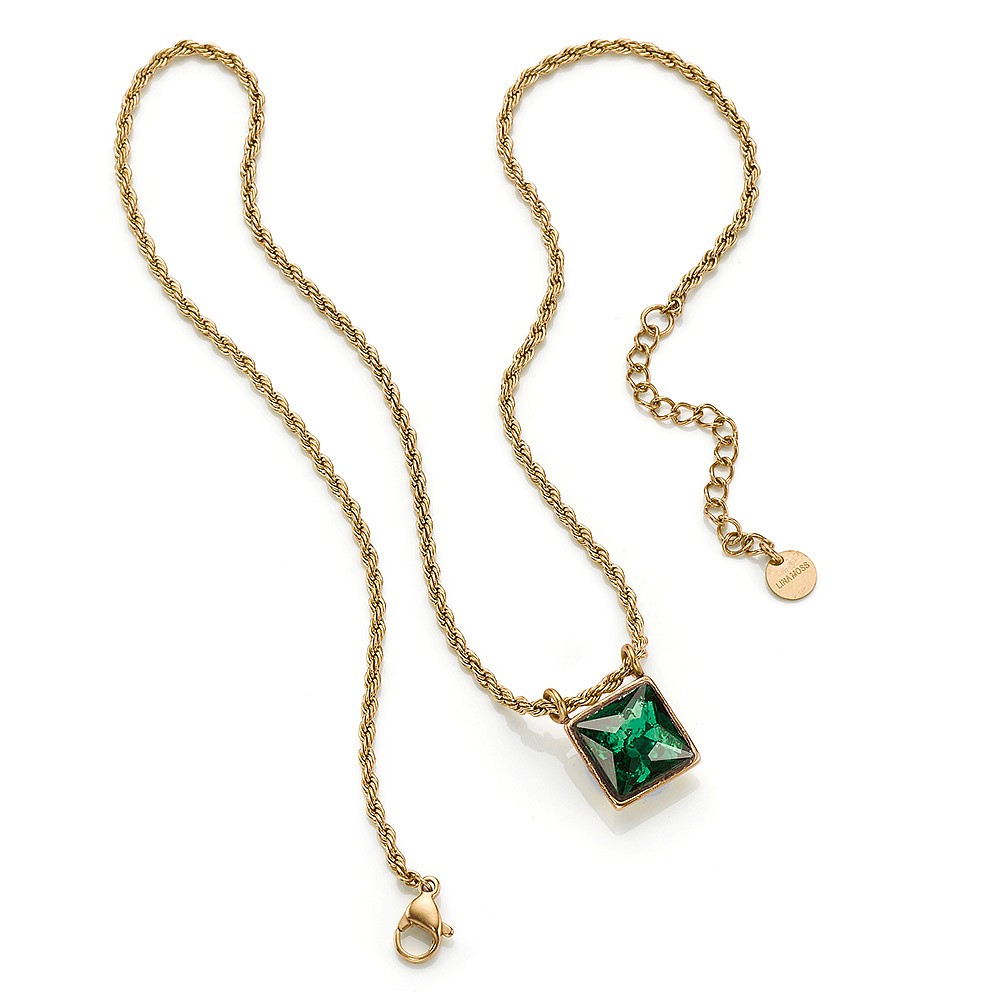 Pendentif Ce Qui Scintille en Vert