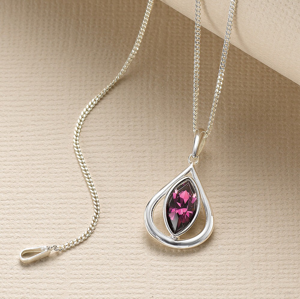 Pendentif de Cristal Promesse de Violet