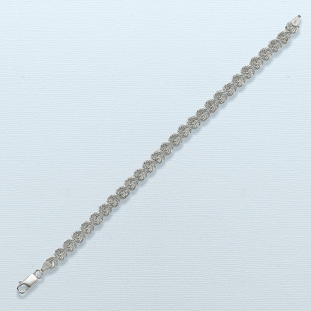 Bracelet en Argent Lit de Roses