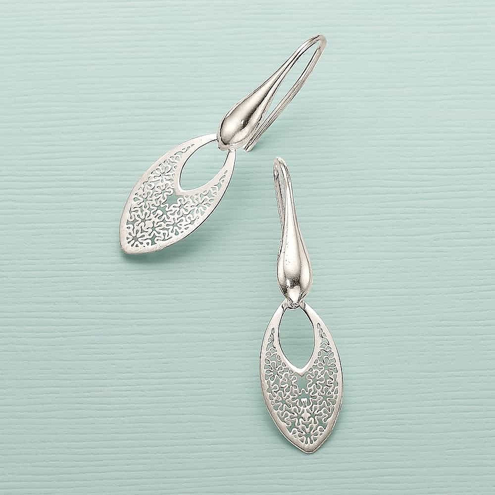 Boucles d’oreilles en Argent Murmure dans le Vent