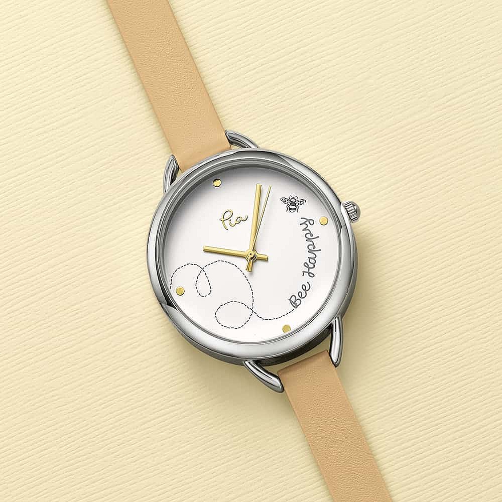 Montre en Cuir Heureux Comme l’Abeille