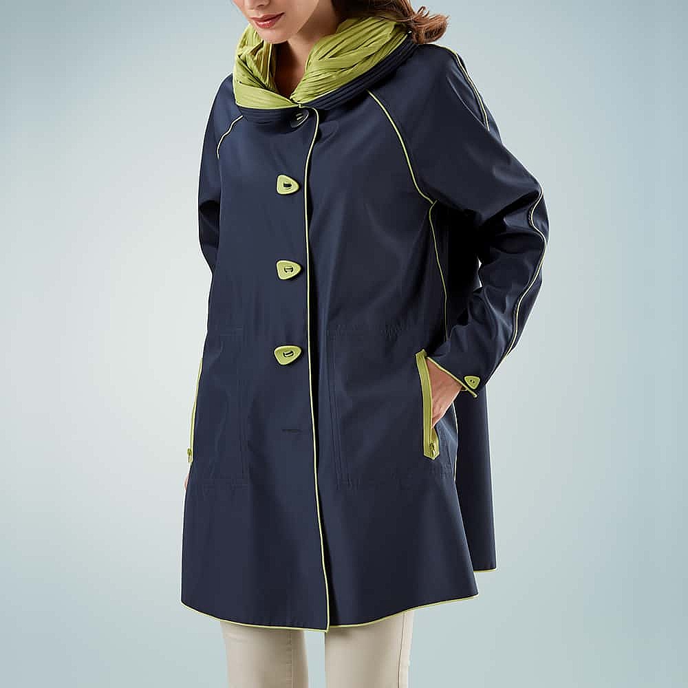 Imperméable Bleu Marine Du Bon Côté