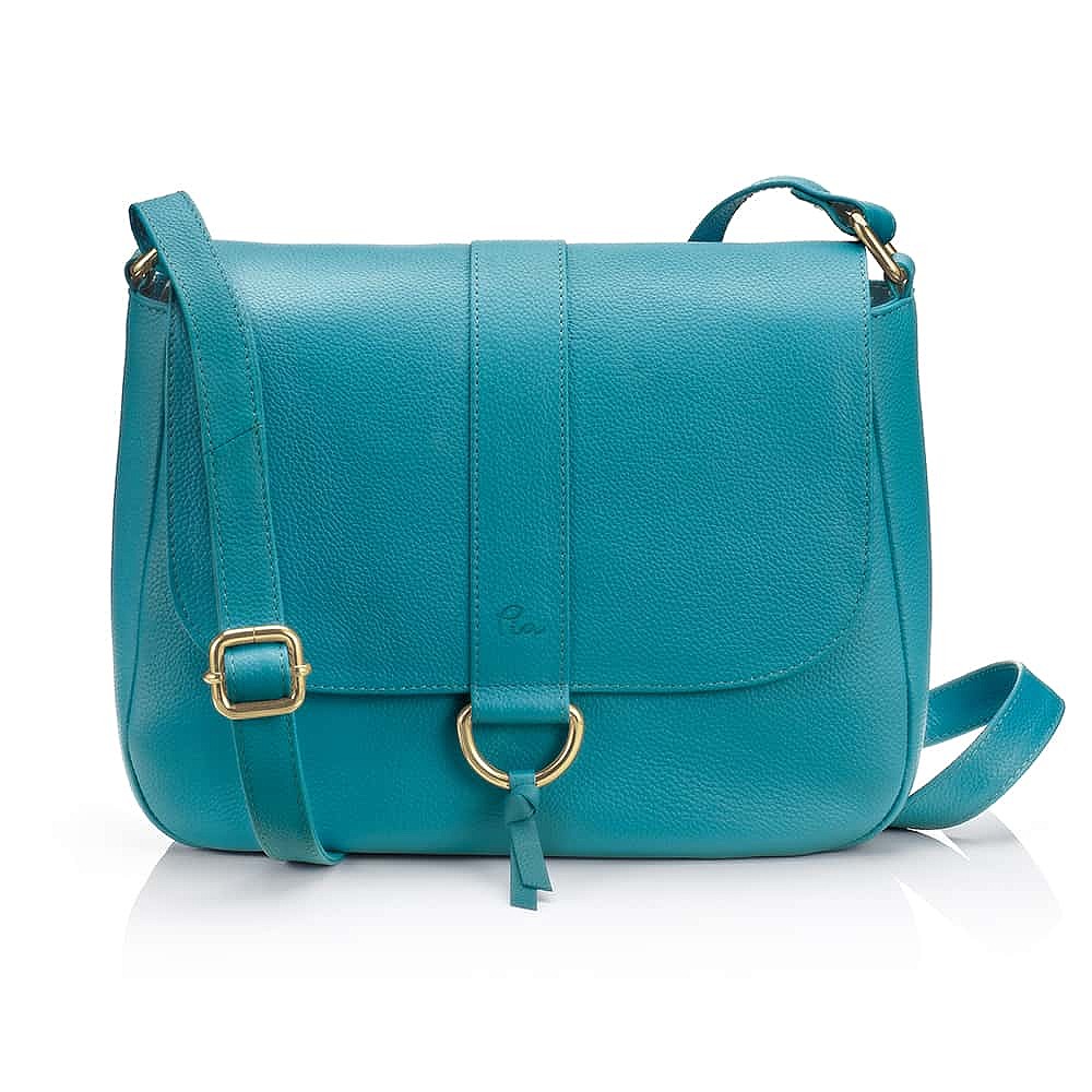Sac en Cuir Parlez-Moi de Sarcelle  