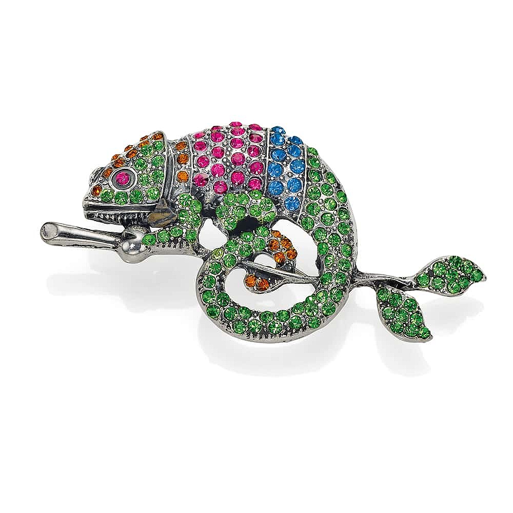 Broche Caméléon Nuances Chatoyantes