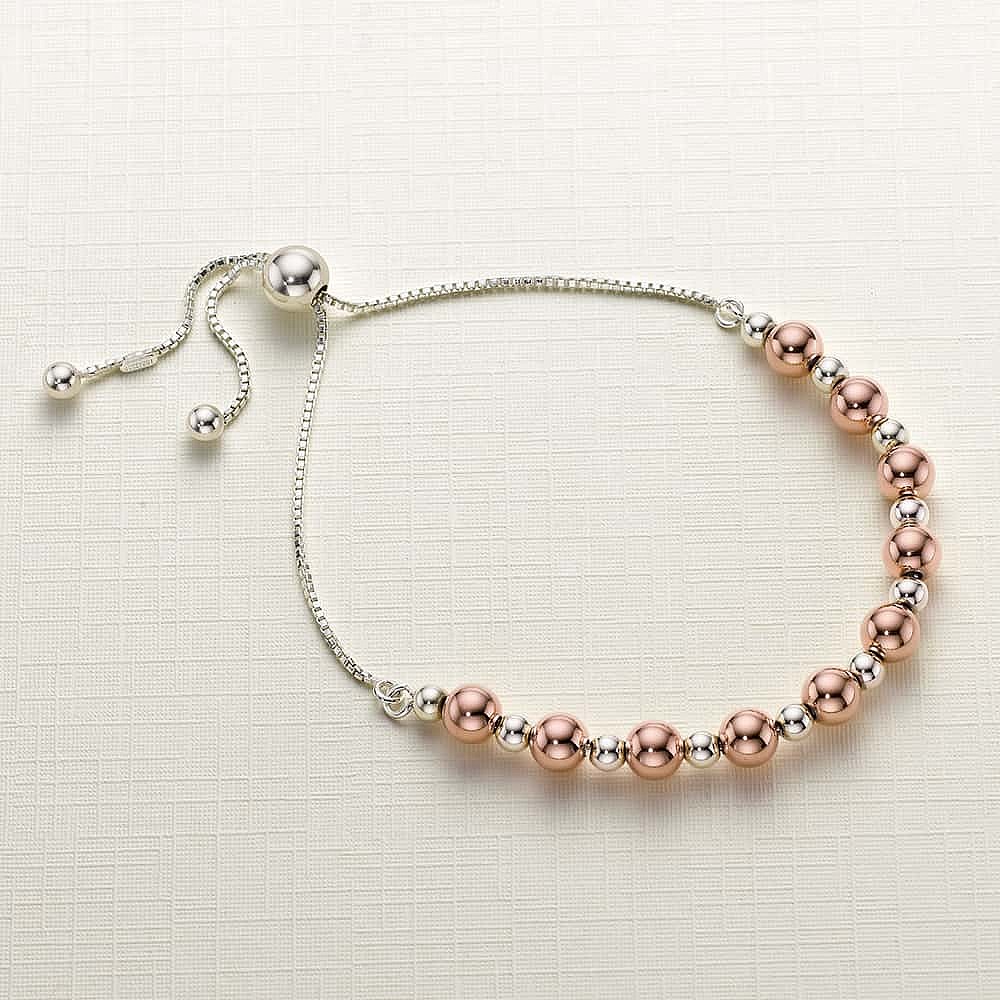 Bracelet en Argent Dualité Étincelante 