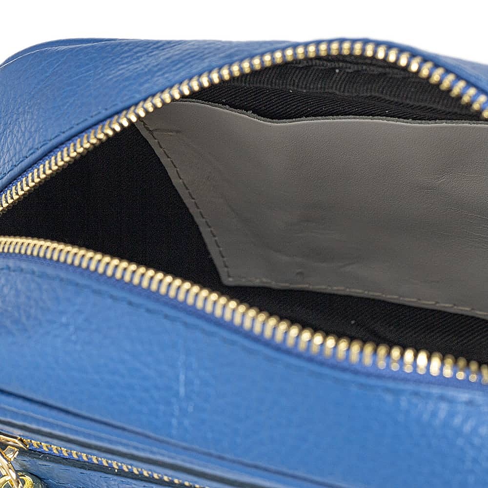 Pantalon adapté bleu homme fermeture éclair aux côtés | Distribution