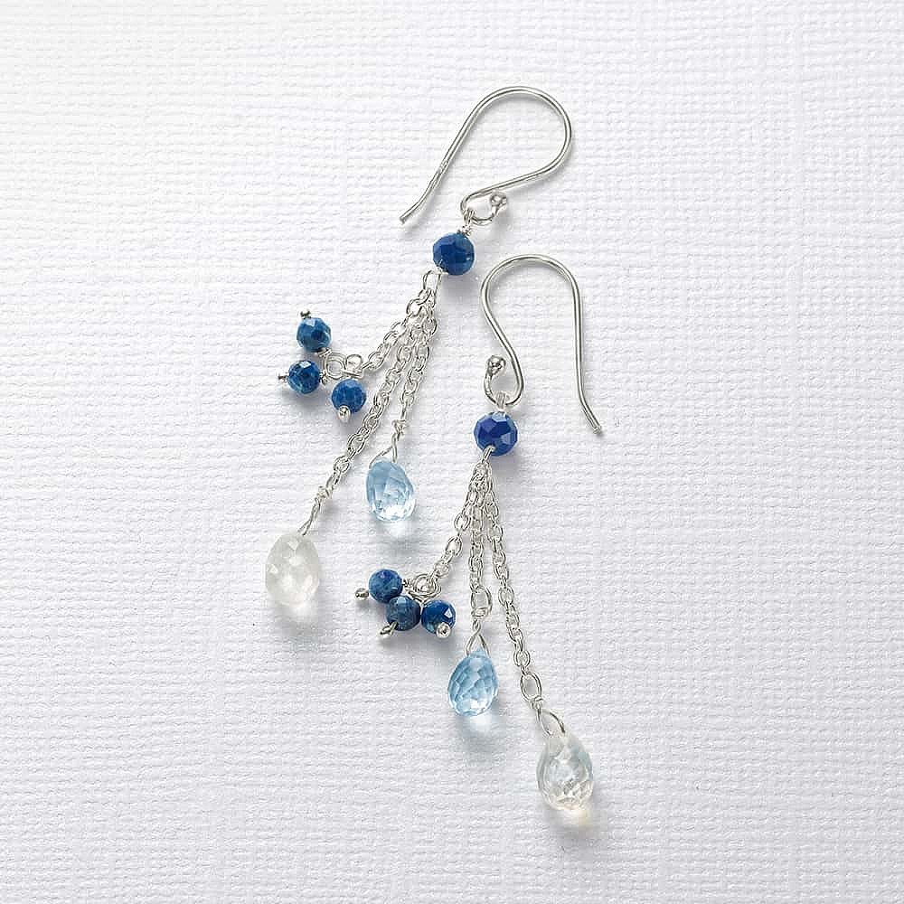 Boucles d’oreilles en Pierres Fines Chant Céleste 
