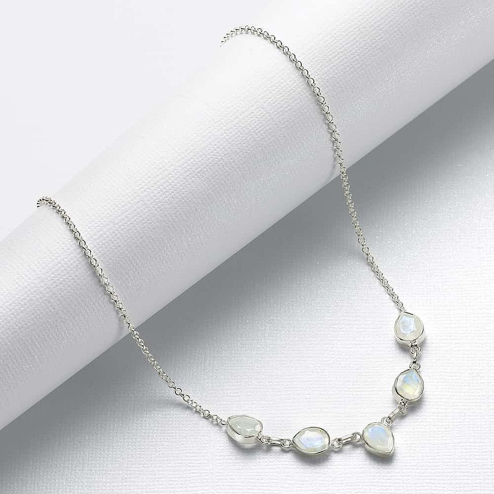 Collier en Pierre de Lune Souvenirs au Clair de Lune 