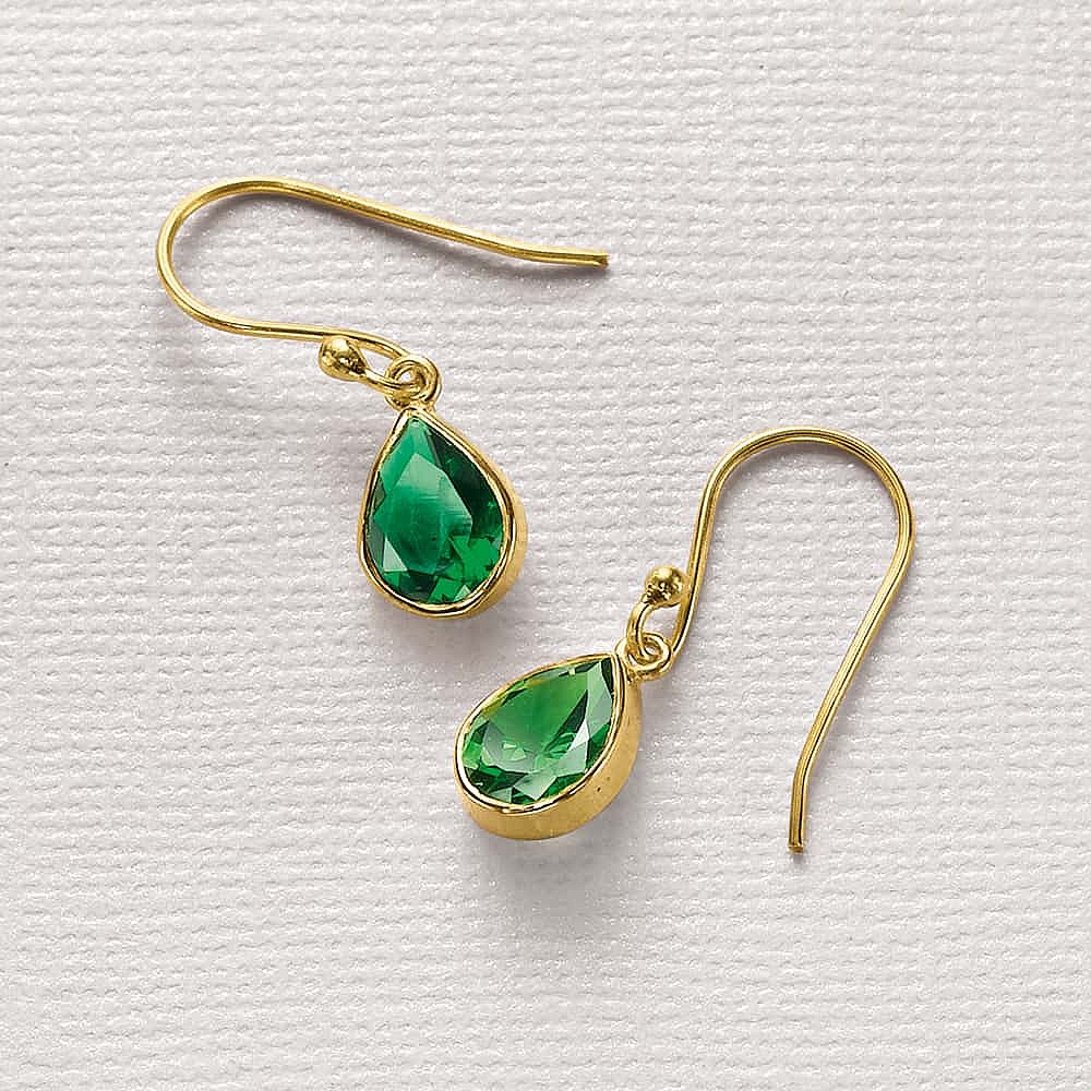 Boucles d'oreilles en Cristal Vert Saisir l’Éclat
